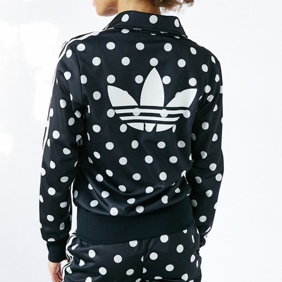 Adidas Black Polka Dots Firebird Track 
